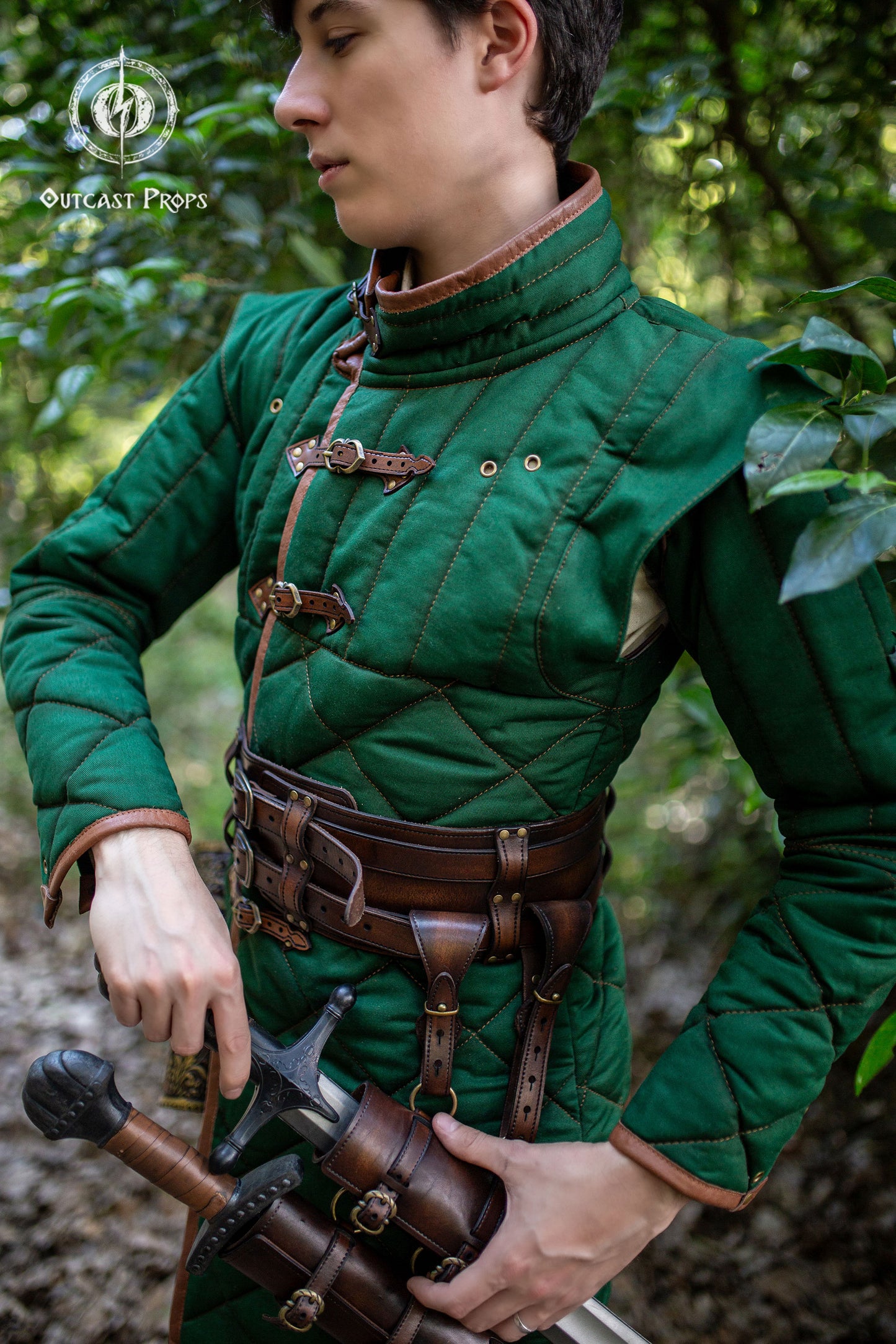 Medieval Gambeson Padded Cotton