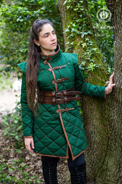 Medieval Gambeson Padded Cotton