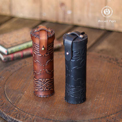 Medieval Leather Belt Tube