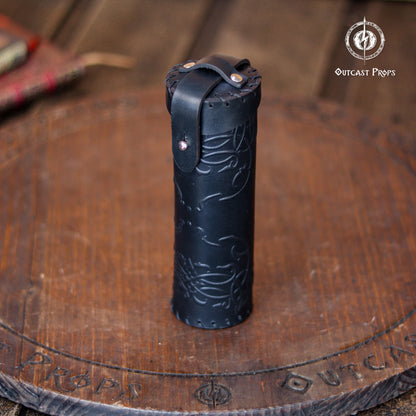 Medieval Leather Belt Tube