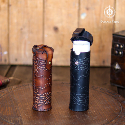 Medieval Leather Belt Tube