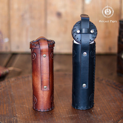 Medieval Leather Belt Tube