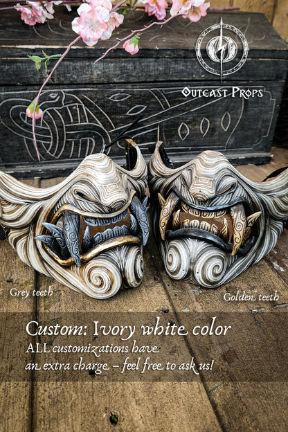 Japanese oni samurai mask Mempo