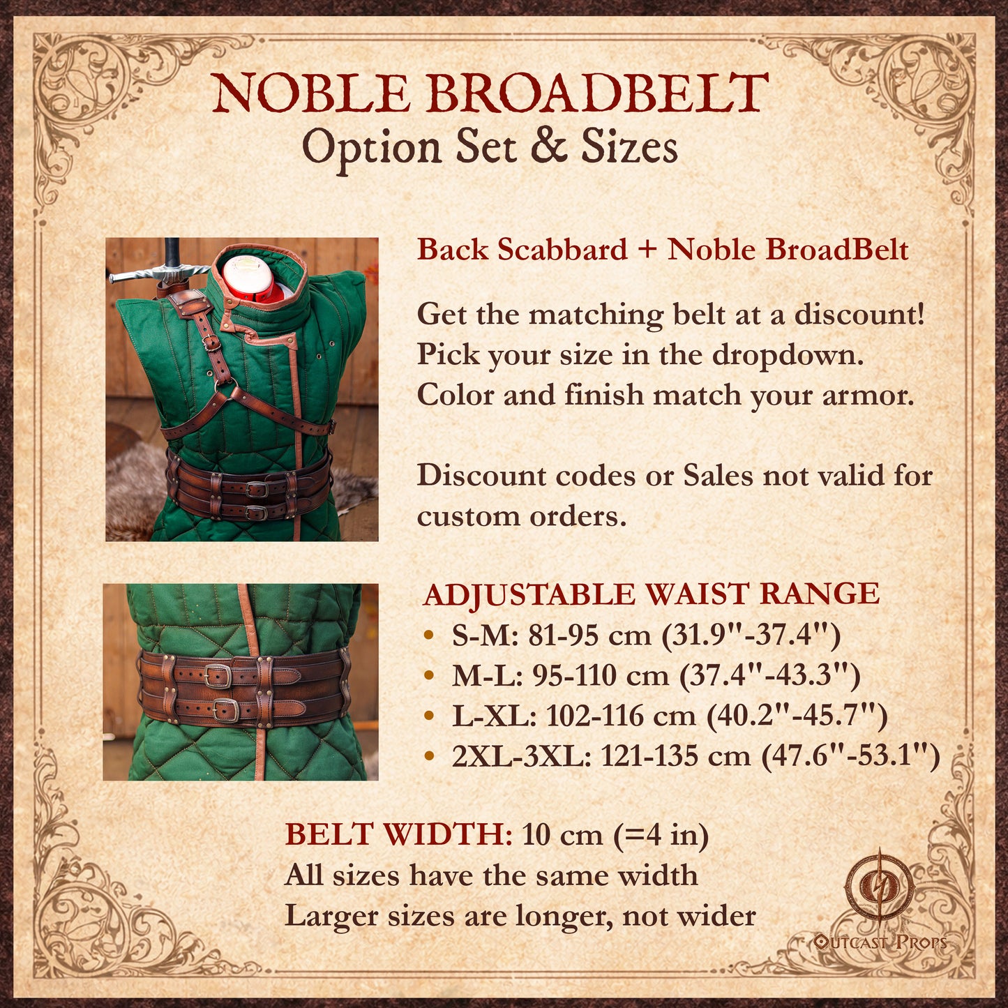 Back Sword Scabbard