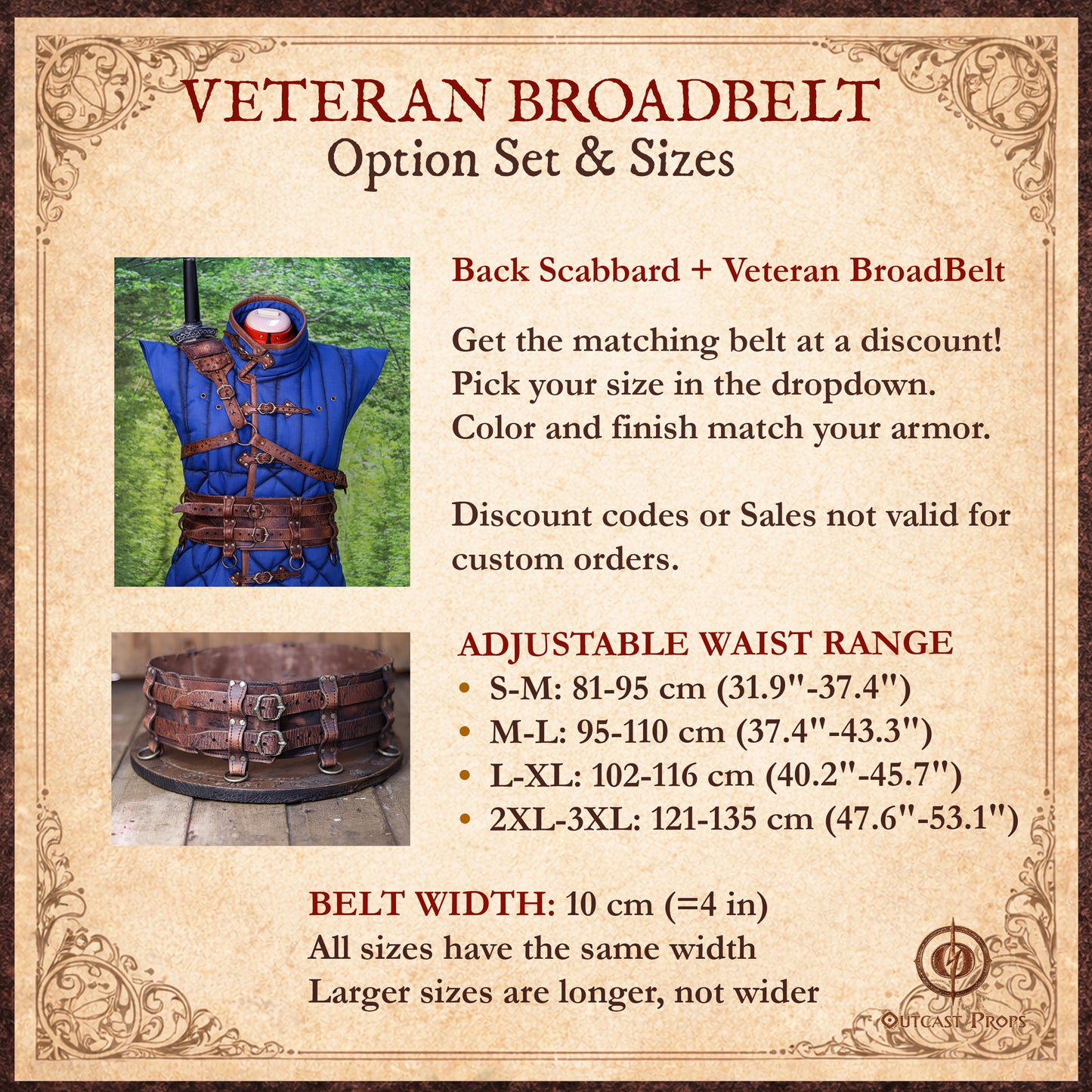 Barbarian Back Sword Scabbard