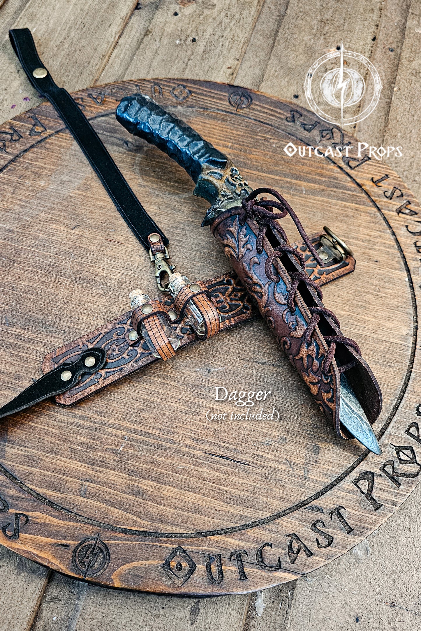Leather Dagger Garter Holster