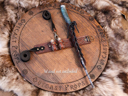 Ornated wand garter holster