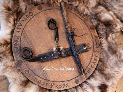Ornated wand garter holster