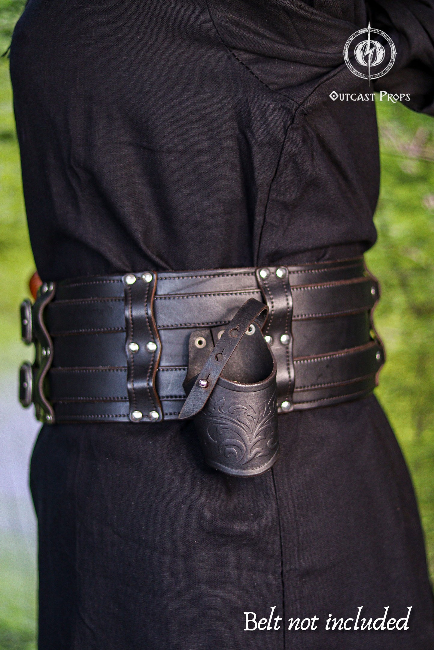 Flintlock Holster or Small Sword Frog (Ornated)