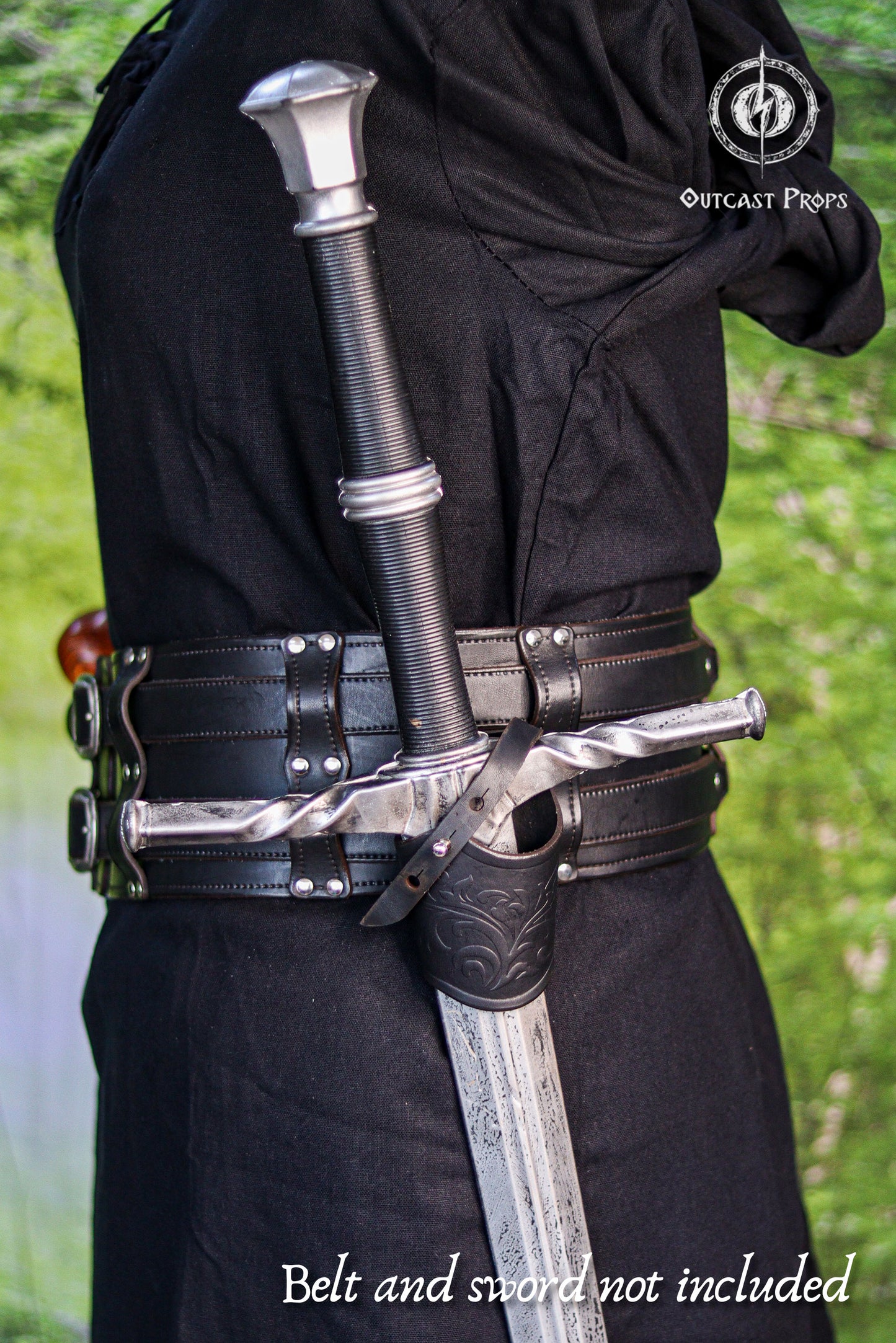Flintlock Holster or Small Sword Frog (Ornated)