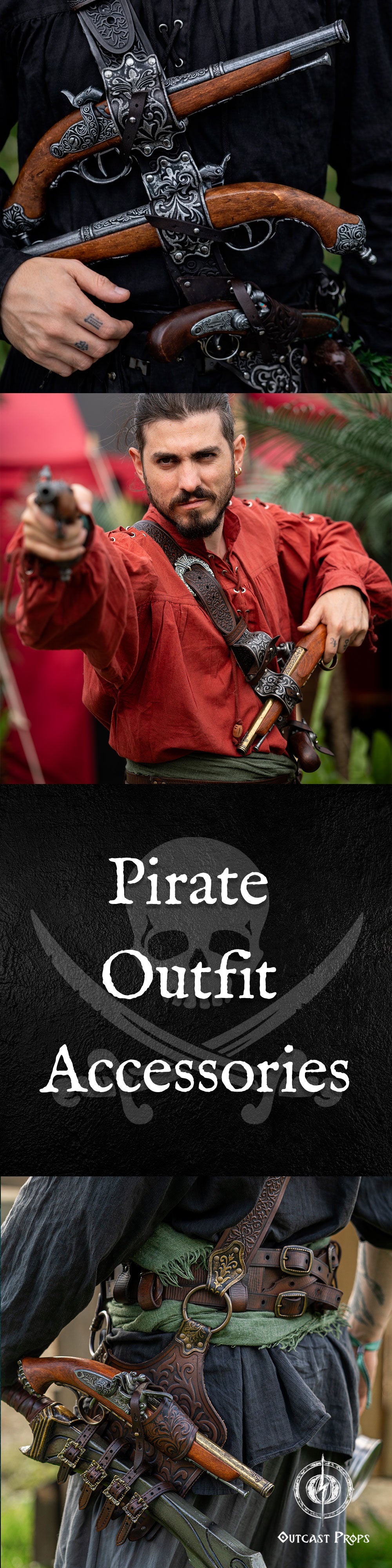 Rackham Pirate Flintlock Baldric