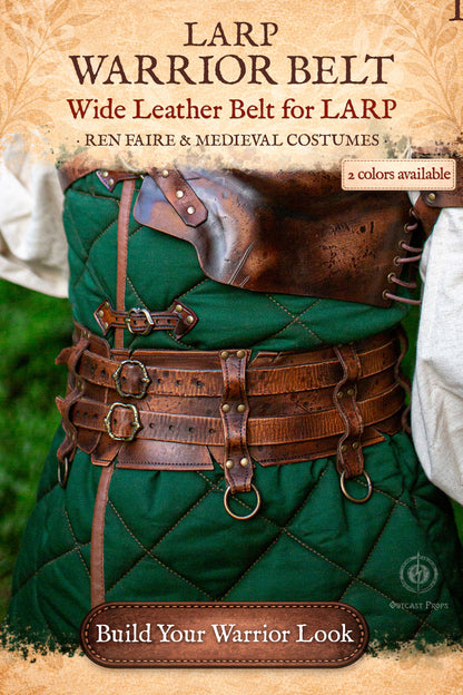 Pirate Veteran Leather Belt
