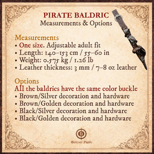 Rackham Pirate Flintlock Baldric
