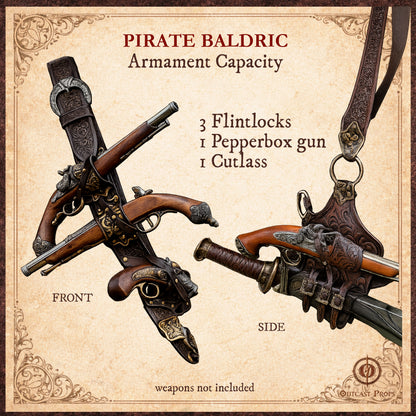 Rackham Pirate Flintlock Baldric