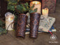 Floral Leather Bracer
