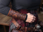 Floral Leather Bracer