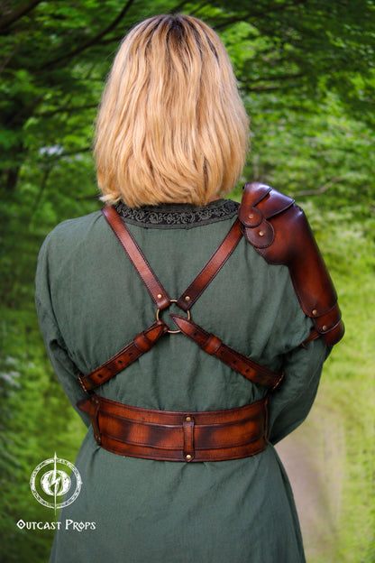 Shoulder Pauldron Dagger X Harness