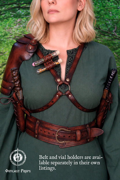 Shoulder Pauldron Dagger X Harness