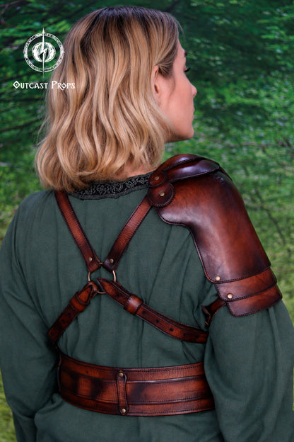 Shoulder Pauldron Dagger X Harness