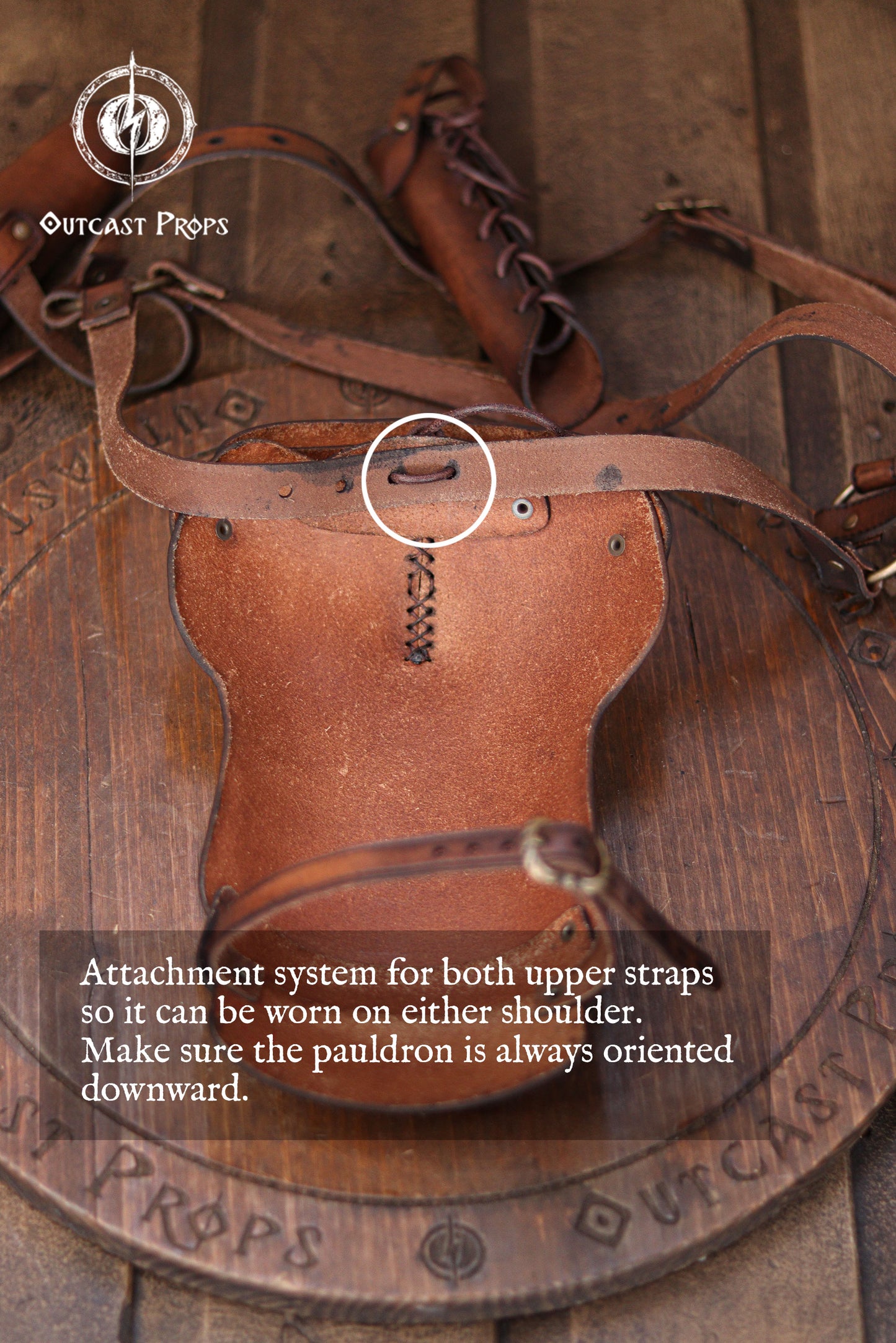 Shoulder Pauldron Dagger X Harness