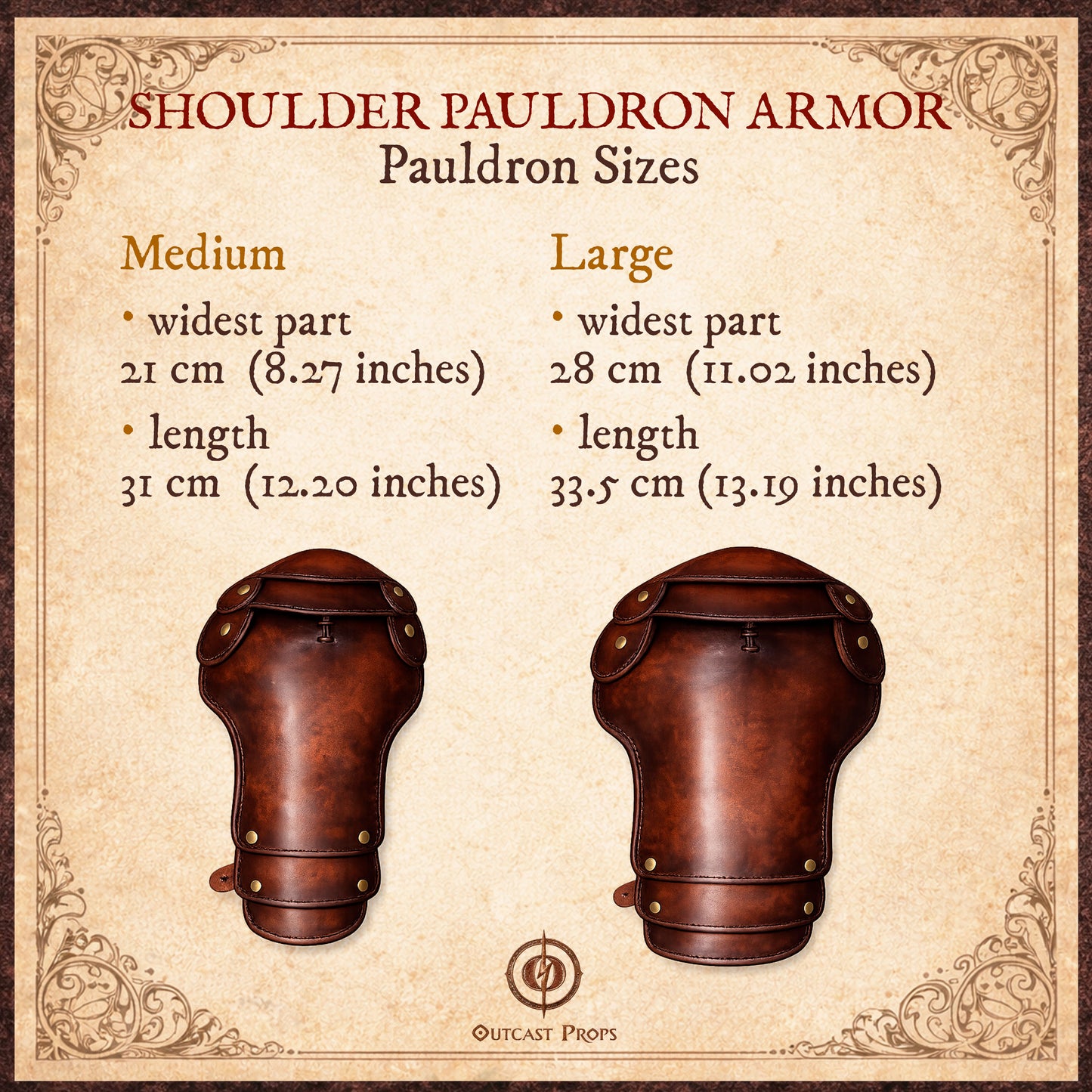 Shoulder Pauldron Dagger X Harness