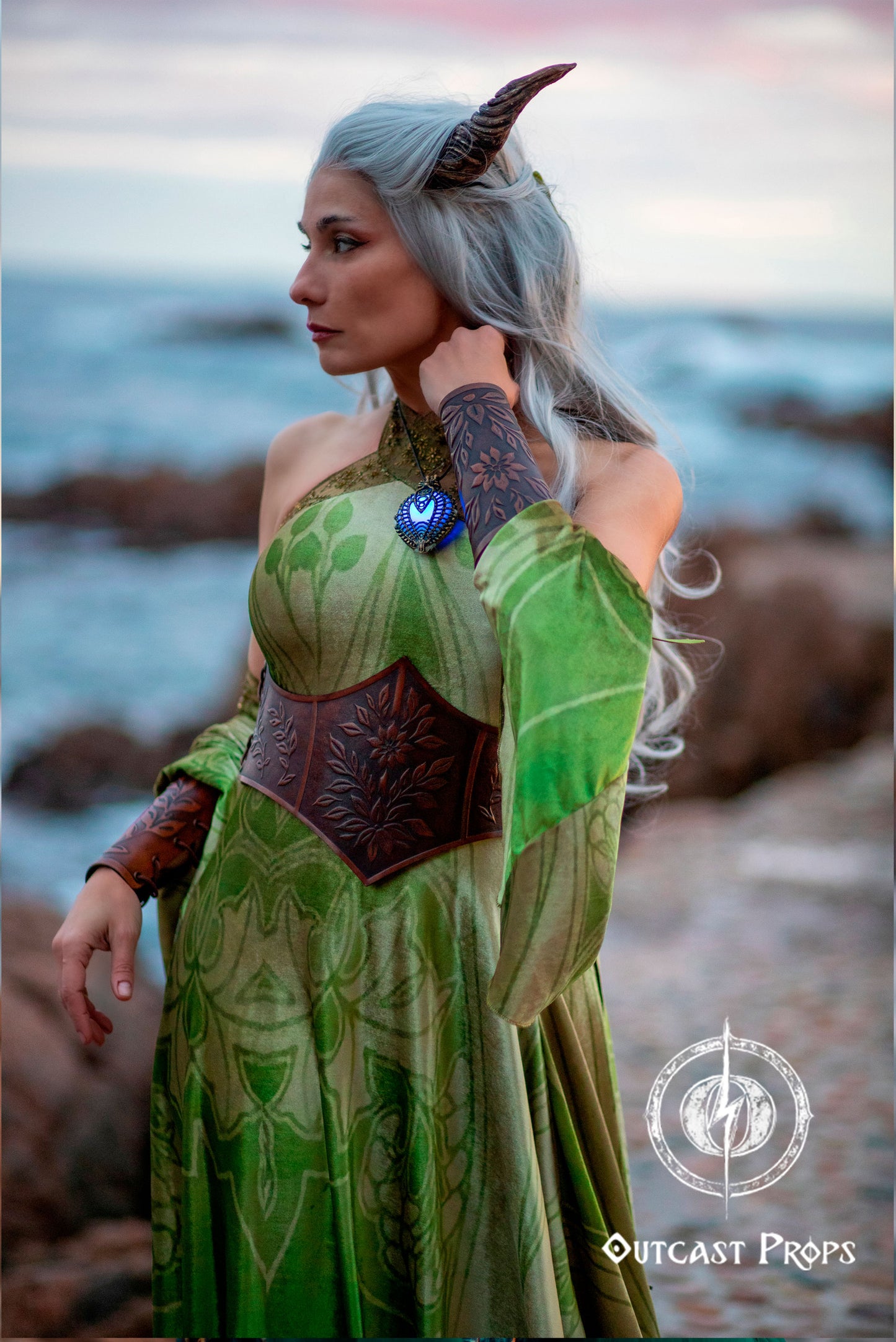 Floral fae Underbust Corset