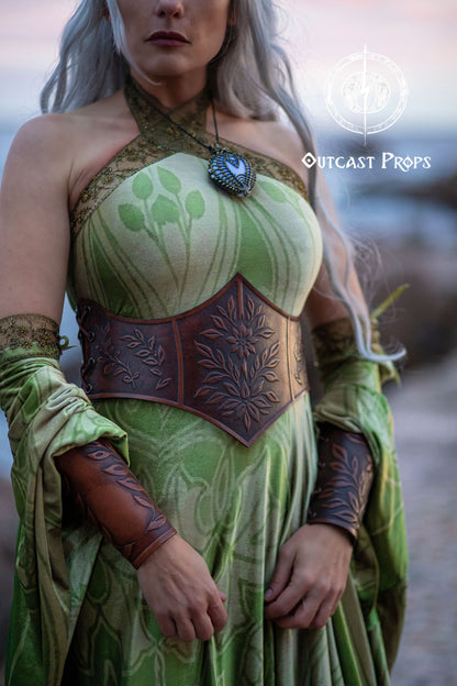 Floral fae Underbust Corset