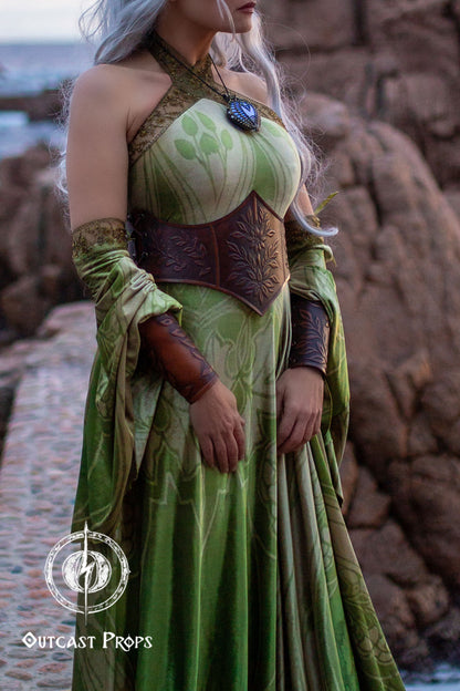 Floral fae Underbust Corset