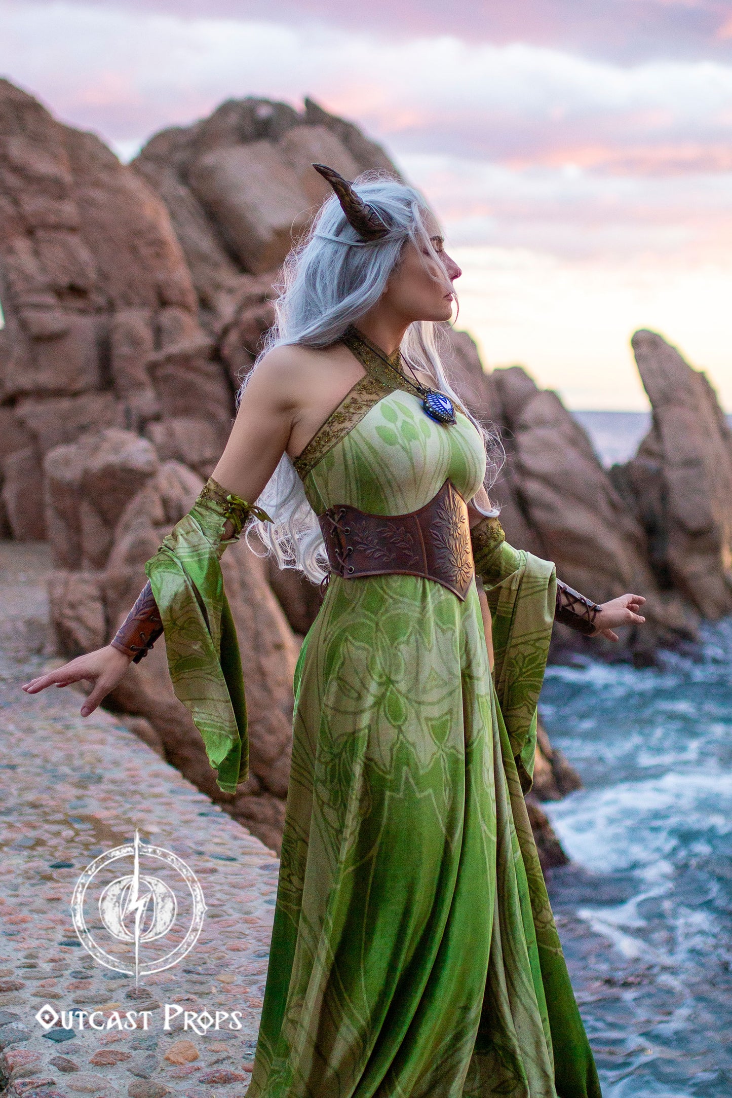 Floral fae Underbust Corset