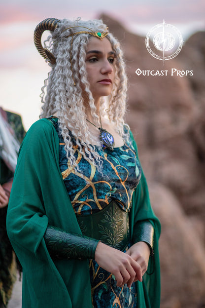 Floral fae Underbust Corset