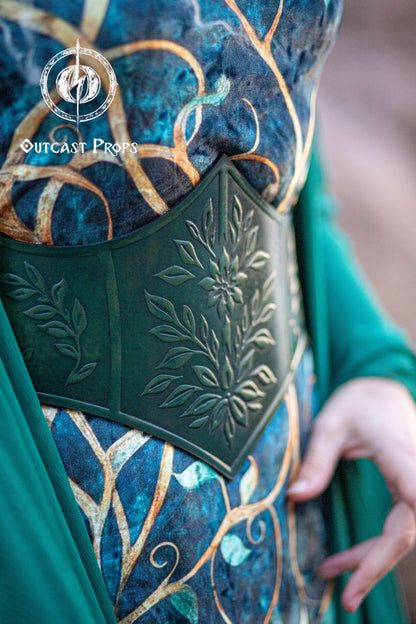 Floral fae Underbust Corset