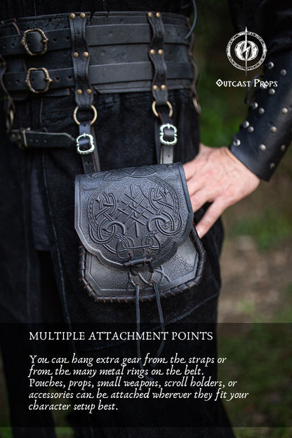 Pirate Veteran Leather Belt