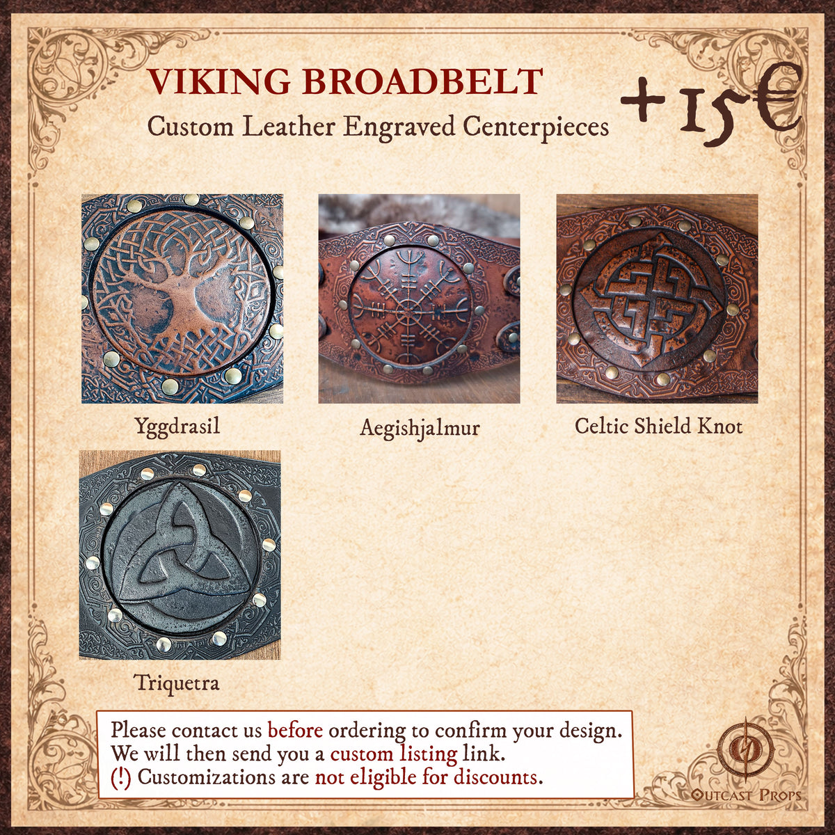 Viking Valknut Broadbelt
