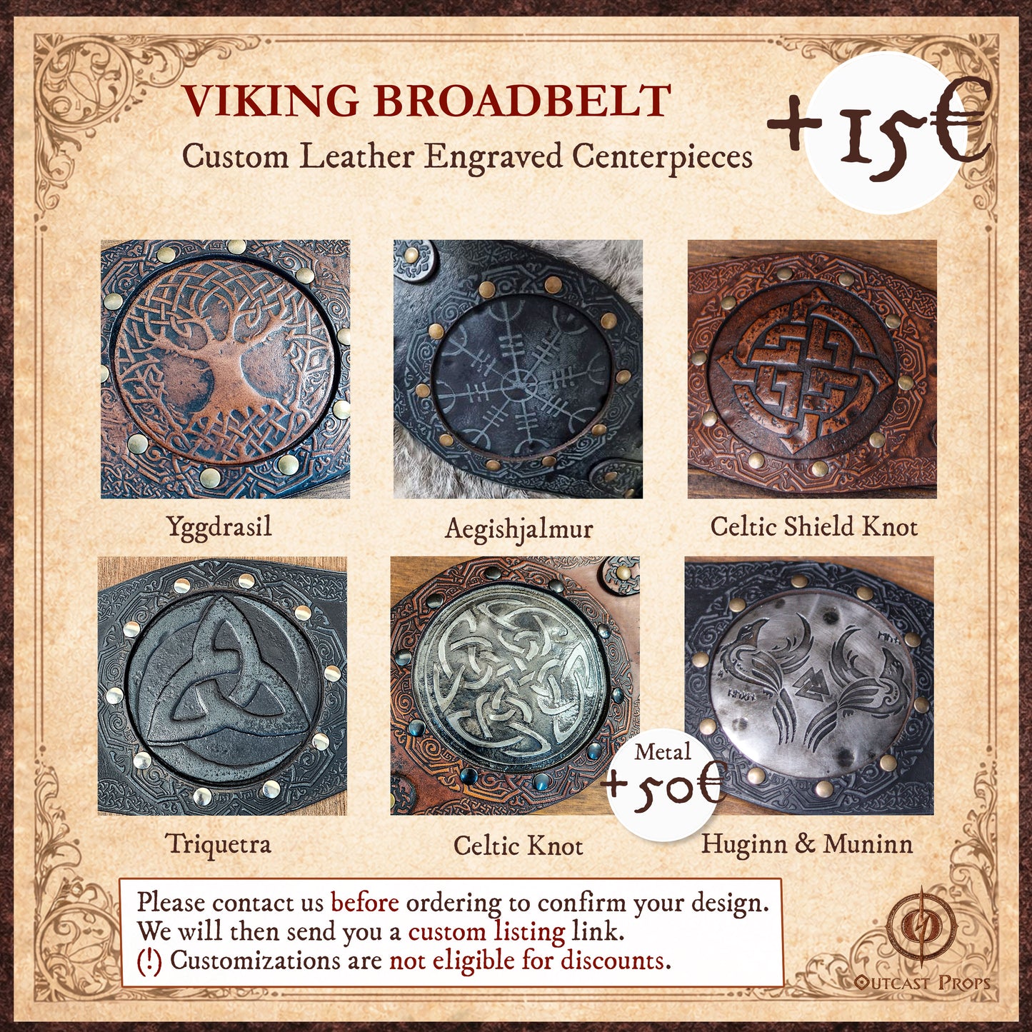 Viking Valknut Broadbelt