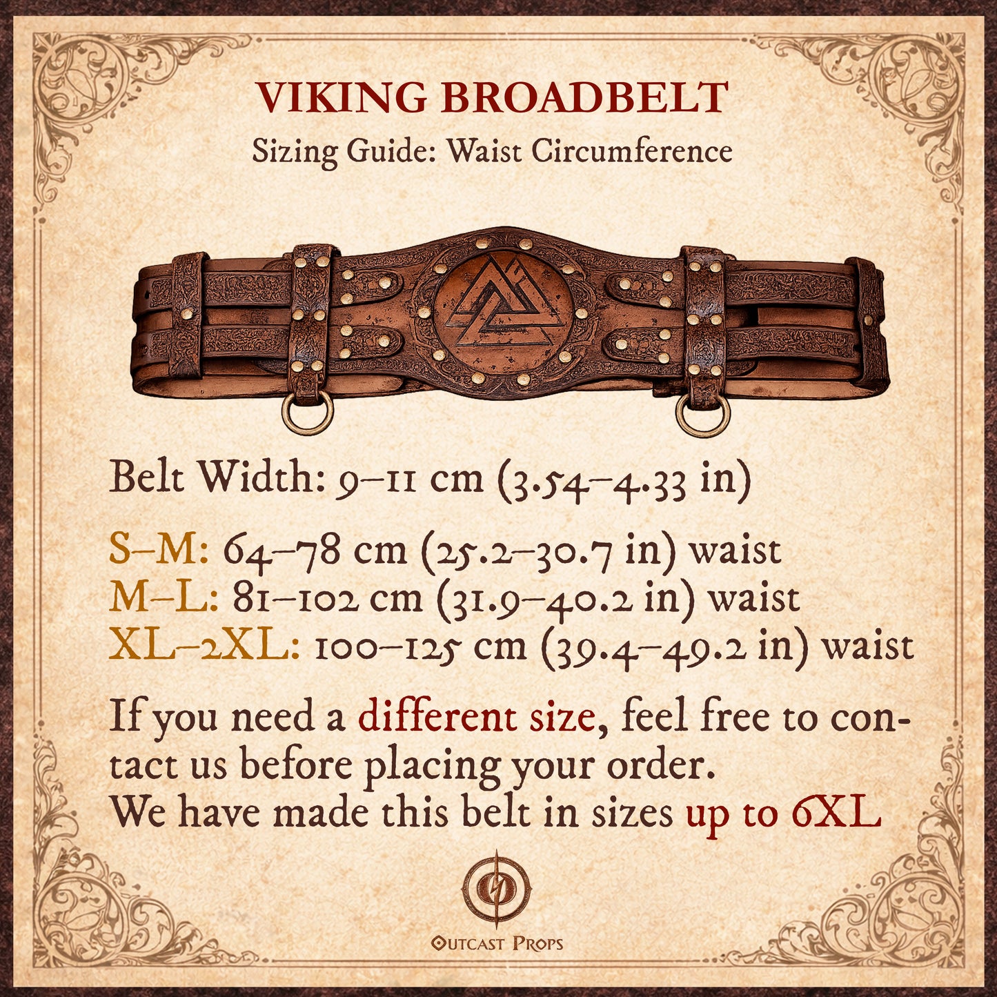 Viking Valknut Broadbelt