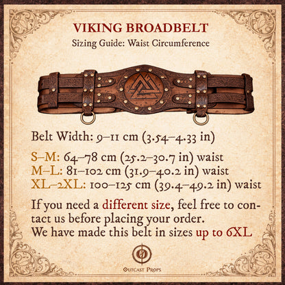 Viking Valknut Broadbelt