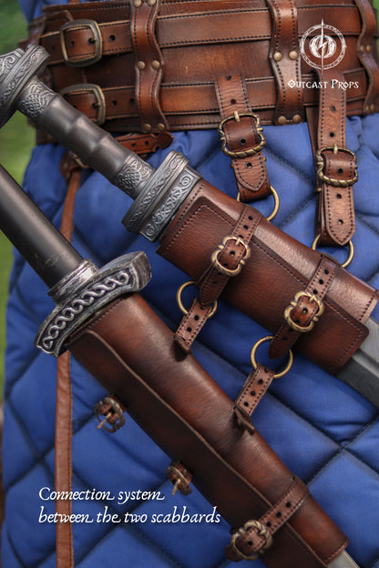Double Modular Belt Scabbard