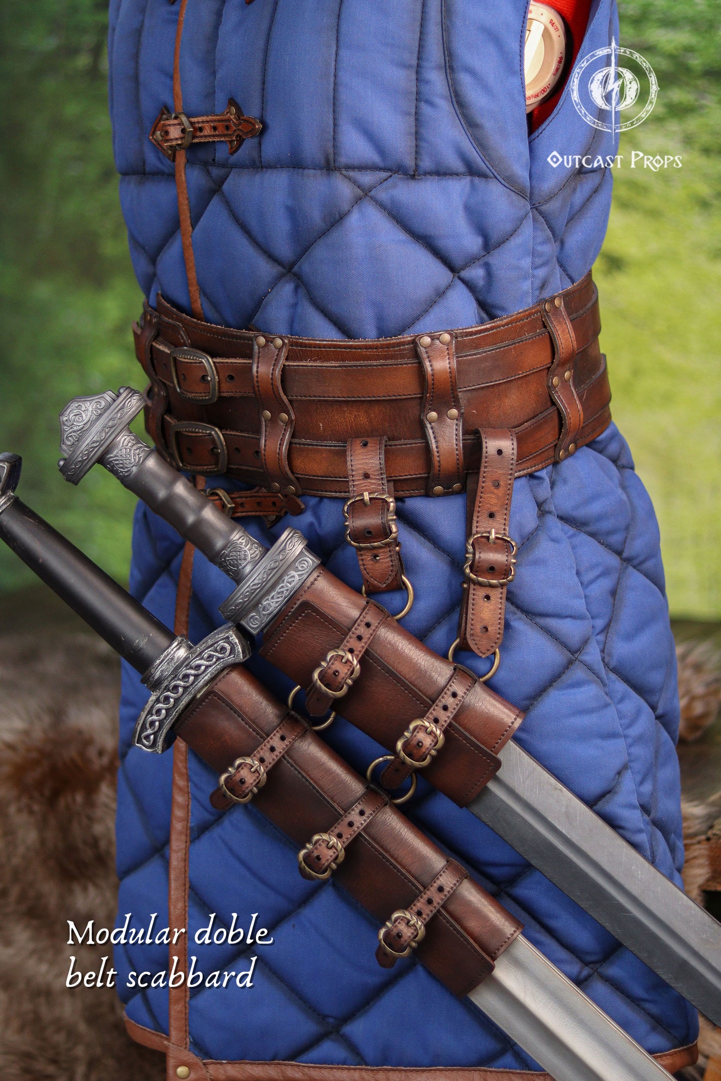 Double Modular Belt Scabbard