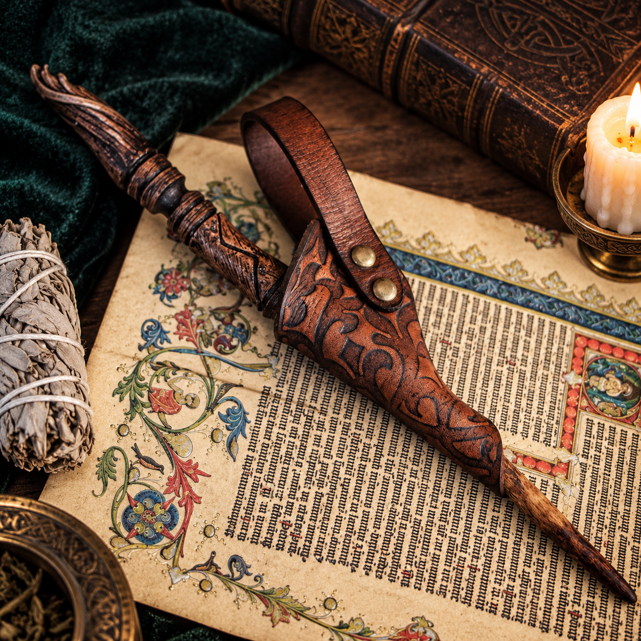 Wand Frog Holster Ornated