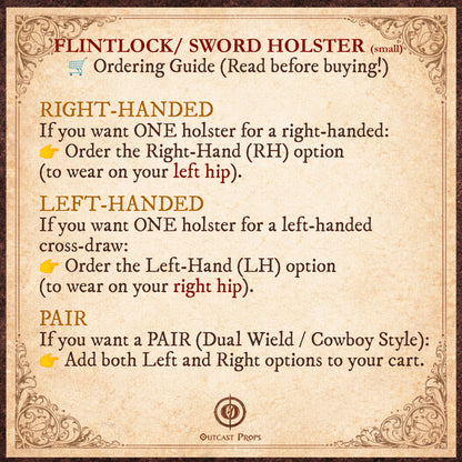 Flintlock Holster or Small Sword Frog