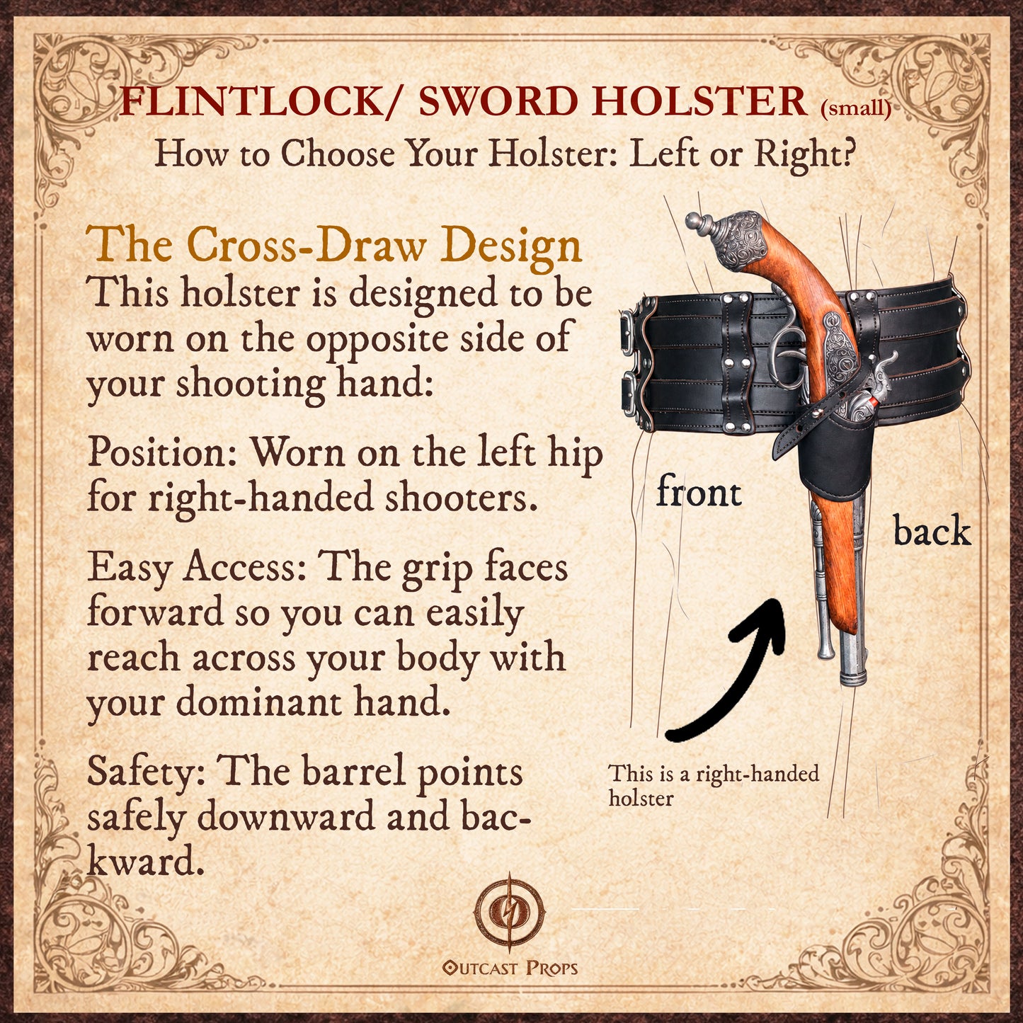 Flintlock Holster or Small Sword Frog