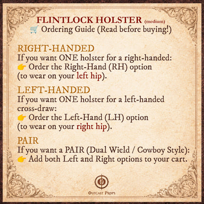 Flintlock Pirate Holster Ornated
