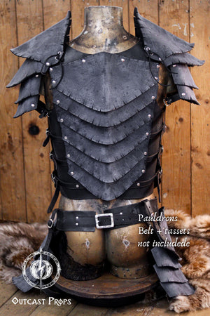Dragon scale leather chestplate body armor for larp cosplay fantasy warrior costume barbarian armor medieval armor for men viking armor