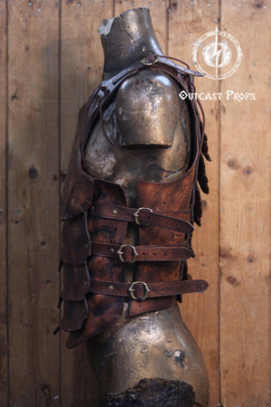 Dragon scale leather chestplate body armor for larp cosplay fantasy warrior costume barbarian armor medieval armor for men viking armor