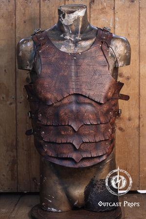 Dragon scale leather chestplate body armor for larp cosplay fantasy warrior costume barbarian armor medieval armor for men viking armor