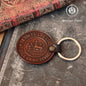 D&D Aligment Leather keyring