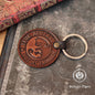 D&D Aligment Leather keyring