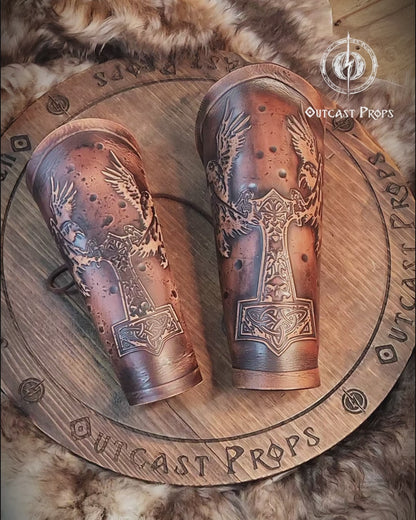 Mjolnir Hugin & Munin Vambraces