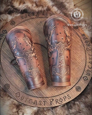 Mjolnir Hugin & Munin Vambraces