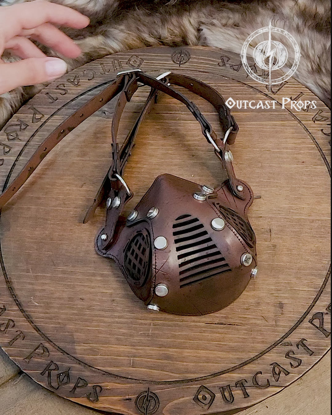 Face Mask Post Apocalyptic leather mask mad max diesel punk wasteland burning man protect Dystopian armor steampunk
